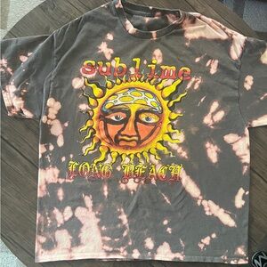 Sublime Grey Tie-Dye Band T-Shirt